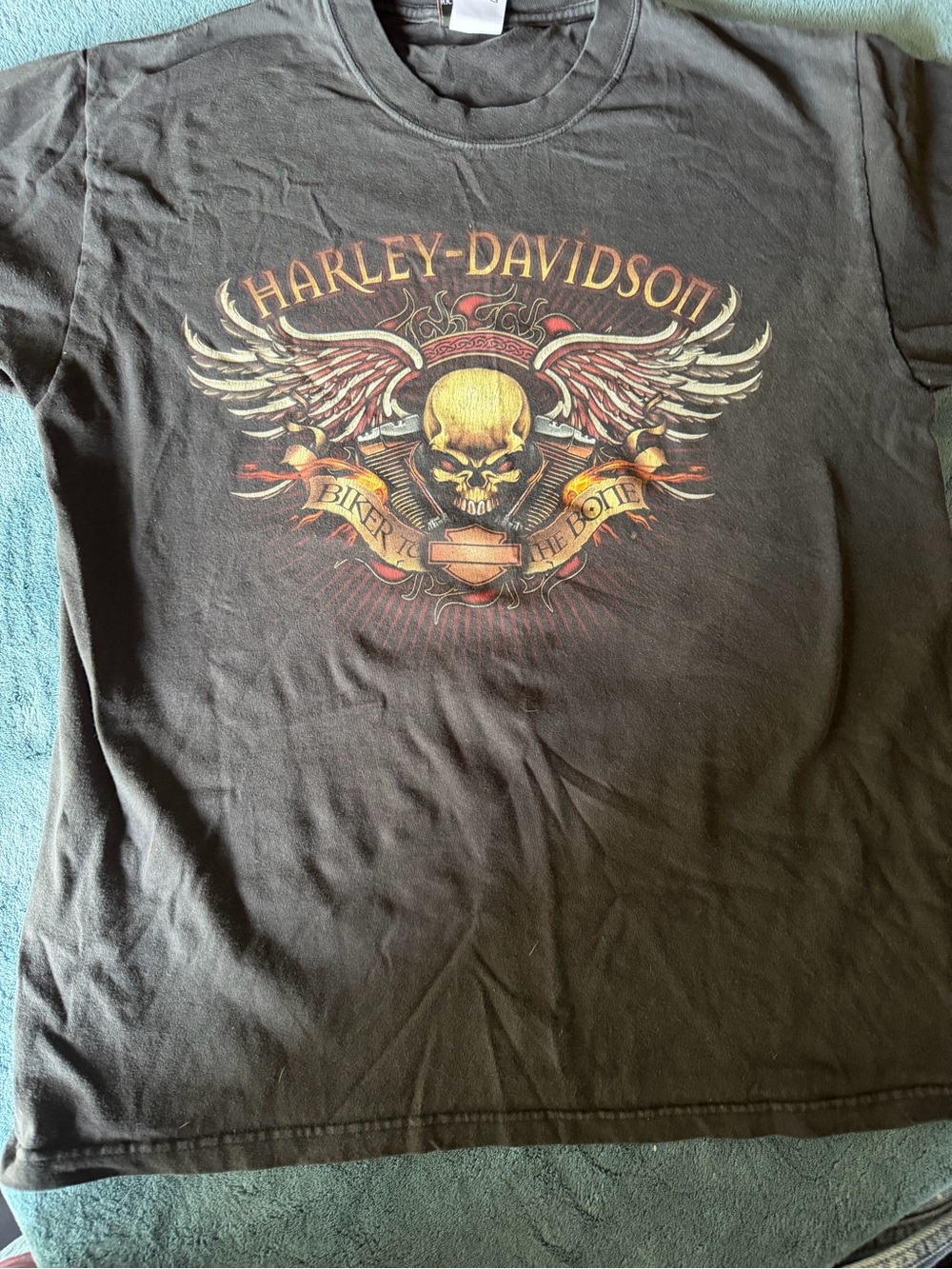 Harley-Davidson Men’s Black Graphic Skull T-Shirt
